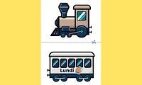 Aperçu Train de la semaine Maternelle - Teetsh - Aperçu 2