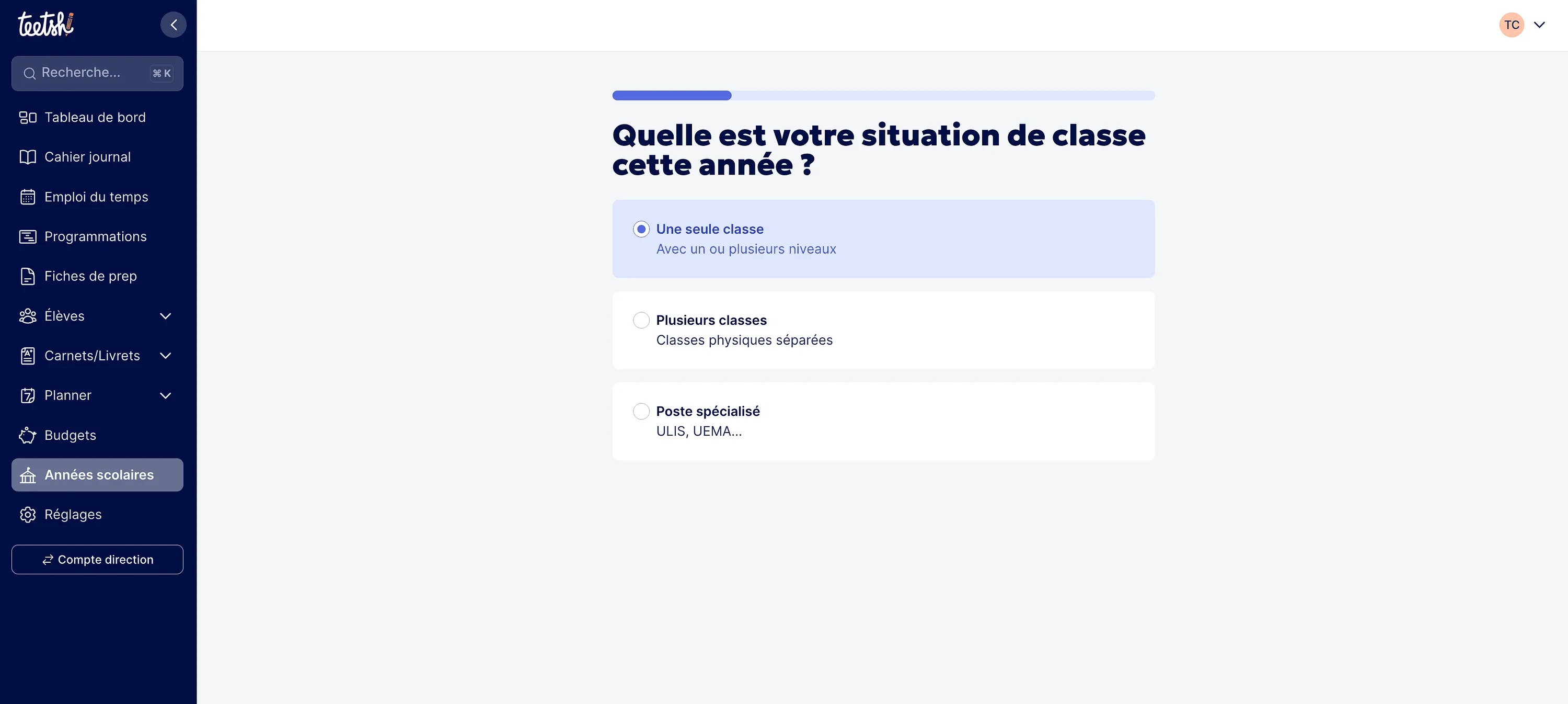 Choix de la situation de classe