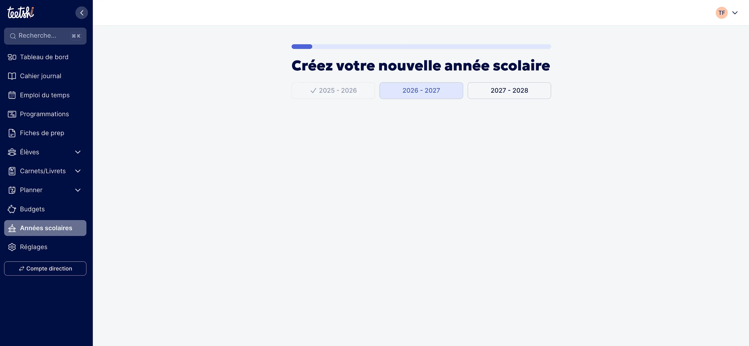 Sélection de l’année scolaire