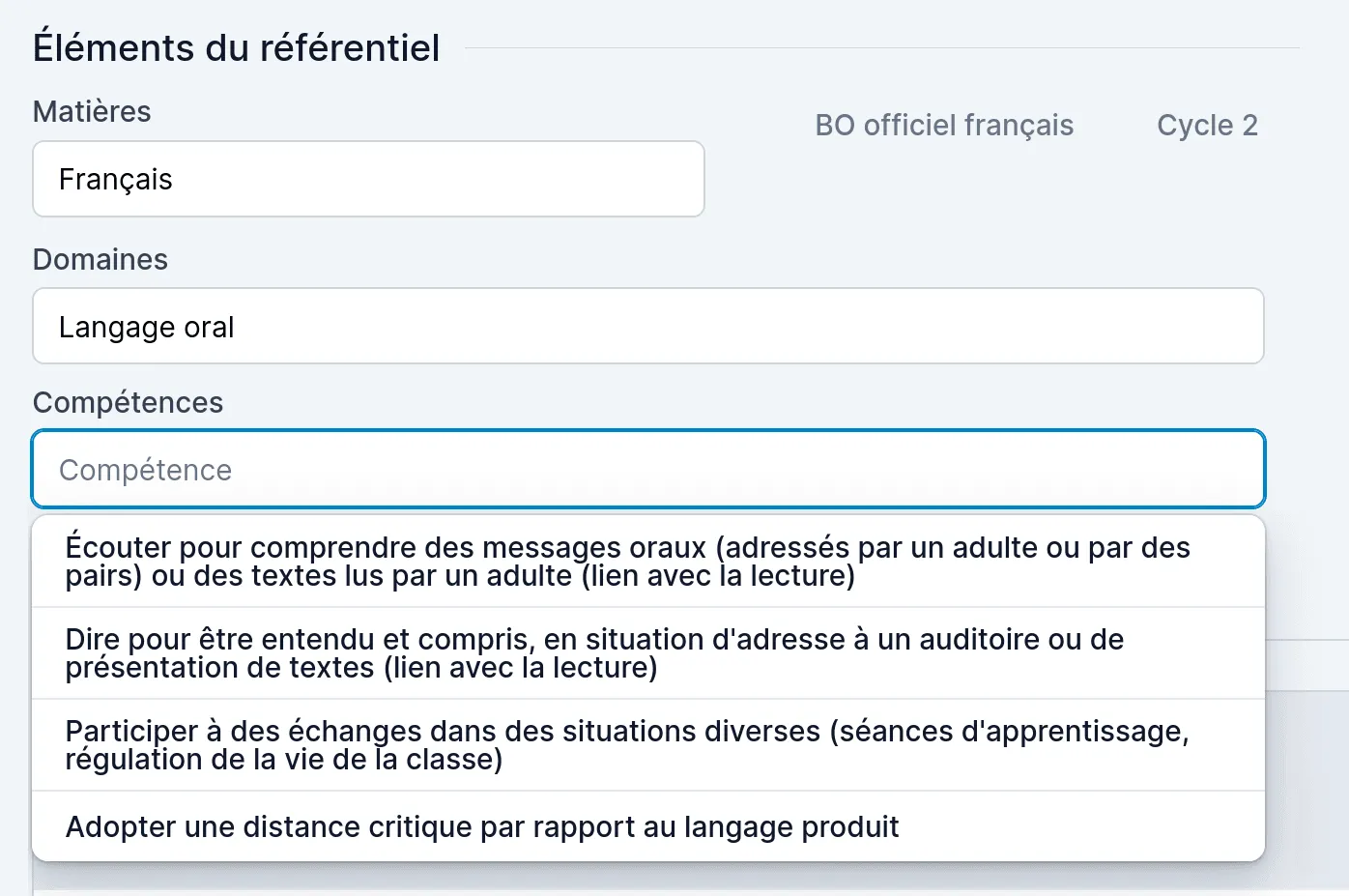 Aperçu du bulletin officiel Teetsh