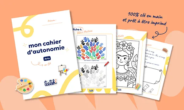 Aperçu Cahier autonomie CP · Arts