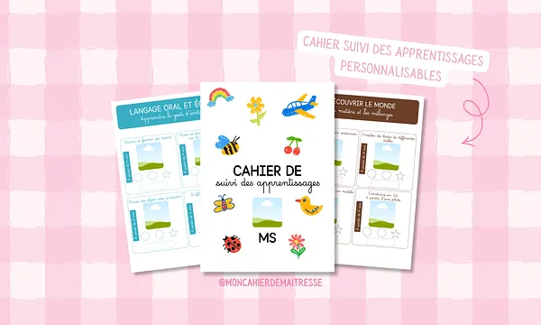 Cahier suivi apprentissage MS moncahierdemaitresse