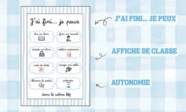J'ai fini je peux Maitresse Alizé