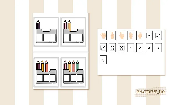 Aperçu pochettes crayons Maitresse Flo Visuel 1