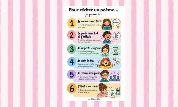 Aperçu réciter un poème Hellocestchlo